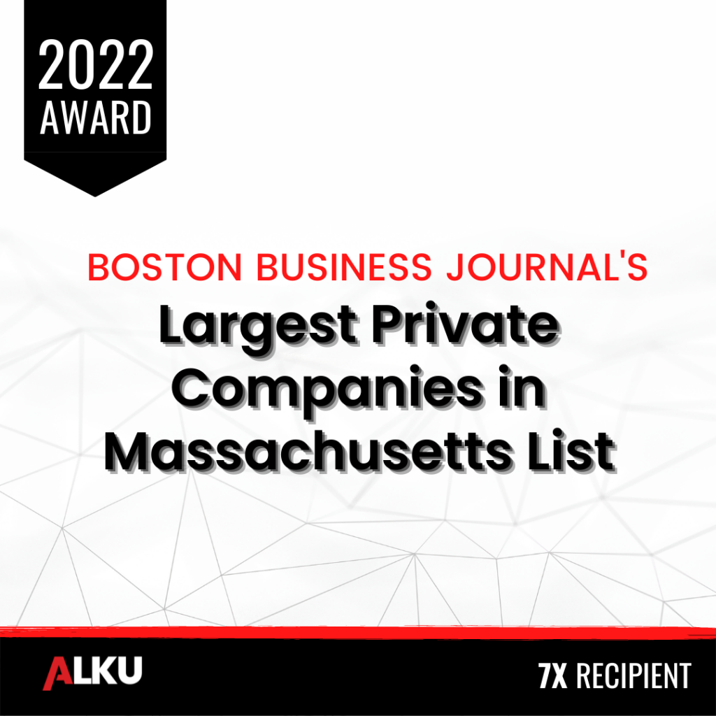 ALKU Recognized on Boston Business Journal's Largest Private Companies