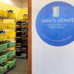 Image of a closet through Catie's Closet.