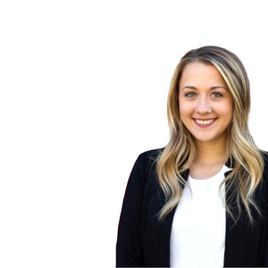 Woman smiling at the camera.