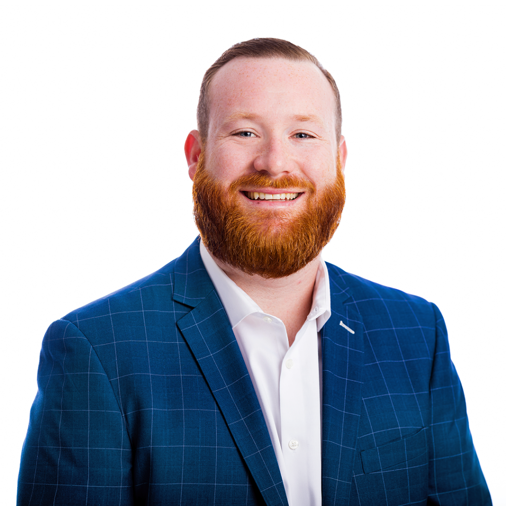 Man smiling at the camera.