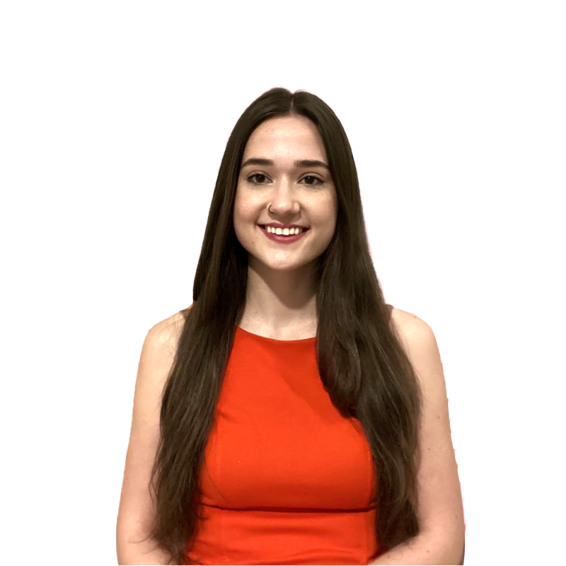 Woman smiling at the camera.