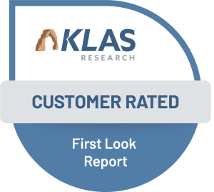 KLAS Research Customer Rated Badge